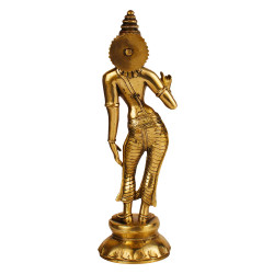 NOVELIKA-Devi Uma Parvati Maa Standing Murti Idol for Home Pooja Temple (Pack of 1)