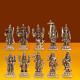 NOVELIKA-Brass Dash Avtar Lord Vishnu Ten Incarnations Small Size (Set of 10)
