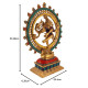 NOVELIKA-Brass Dancing Natraja Murti God Shiva Idol (Pack of 1) NOVELIKA-Brass Dancing Natraja Murti God Shiva Idol (Pack of 1)