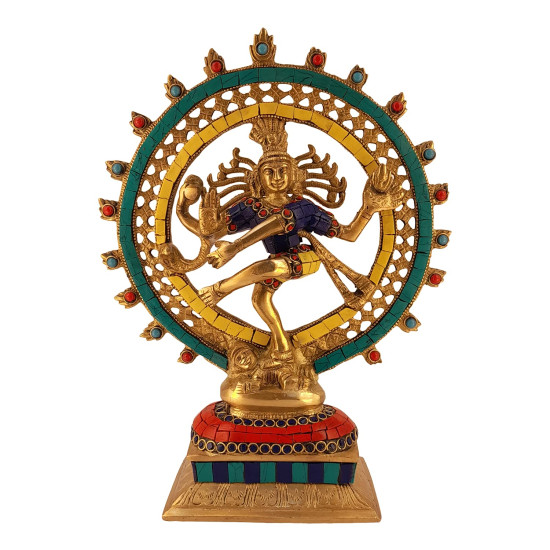 NOVELIKA-Brass Dancing Natraja Murti God Shiva Idol (Pack of 1) NOVELIKA-Brass Dancing Natraja Murti God Shiva Idol (Pack of 1)