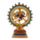 NOVELIKA-Brass Dancing Natraja Murti God Shiva Idol (Pack of 1) NOVELIKA-Brass Dancing Natraja Murti God Shiva Idol (Pack of 1)