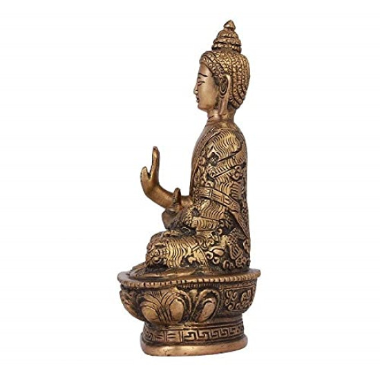 NOVELIKA-Brass Buddha Idol Hand Crafted (Pack of 1) NOVELIKA-Brass Buddha Idol Hand Crafted (Pack of 1)