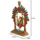 NOVELIKA-Brass Ganesh Jhula Swing Idol Kirtimukha (Pack of 1)