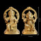 NOVELIKA-Ganesh Lakshmi Bhagwan Idol Sitting Statue for Home Office Diwali Pooja Good Luck Gift (Pack of 1)