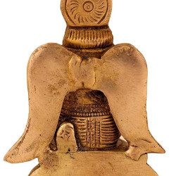 NOVELIKA-Brass Garuda Shree Vishnu's Vehicle Eagle (Pack of 1)