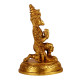 NOVELIKA- Brass Garuda  Eagle for Temple Home Decor Vaastu Feng Shui Vastu Lucky  (Pack of 1)