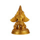 NOVELIKA- Brass Garuda  Eagle for Temple Home Decor Vaastu Feng Shui Vastu Lucky  (Pack of 1)