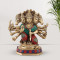 NOVELIKA- Brass Lord Panchmukhi Hanuman eligious For Home Décor Office Mandir Murti Puja (Pack Of 1)