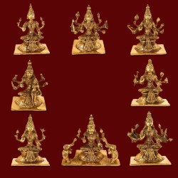 NOVELIKA-Ashta Lakshmi for Diwali Puja Mandir  Vastu Home Office Puja Décor 