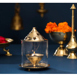 Novelika - Brass Akhand Jyoti Diya (NA579)