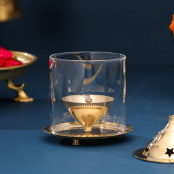 Novelika - Brass Akhand Jyoti Diya (NA579)