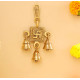 Novelika- Brass Swastik Wall Hanging Bell(NA589)