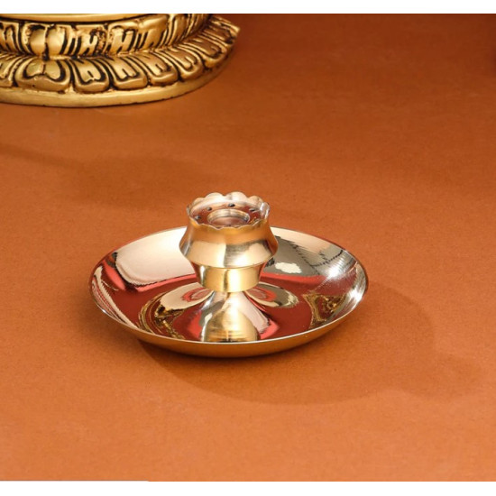 Novelika-  Brass Agarbatti Stand or Agardan (NA592)