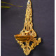 Novelika- Brass Ethnic Carved Hanging Diya(NA593)