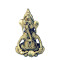 Novelika- Handmade  Dhokra Art Lord Ganesha idol (NA599)