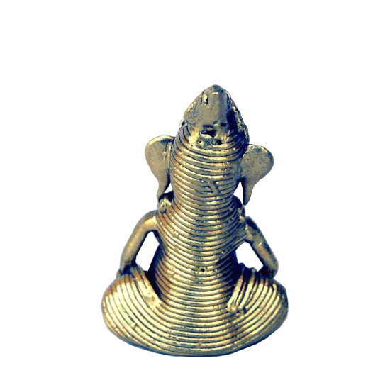 Novelika- Handmade Dhokra Art Lord Ganesha idol (NA599) Novelika- Handmade Dhokra Art Lord Ganesha idol (NA599)