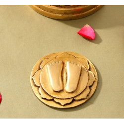 Novelika -  Brass Divine Charan Paduka (NA600)