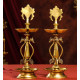 Novelika - Brass Shankh Chakra Diya Lamps(NA6005)