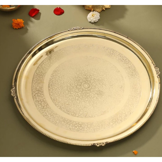 Novelika-  Brass Traditional Pooja Thali (NA606)