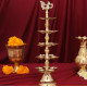 Novelika- Brass Peacock Five Tier Lamp (NA609) Novelika- Brass Peacock Five Tier Lamp (NA609)