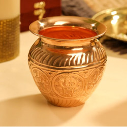 Novelika- Copper Ashtalakshmi Pooja Kalash(NA617)