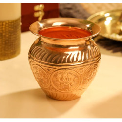 Novelika- Copper Ashtalakshmi Pooja Kalash(NA617)