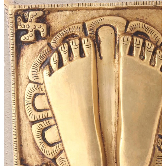 Novelika- Brass Charan Paduka(NA620)