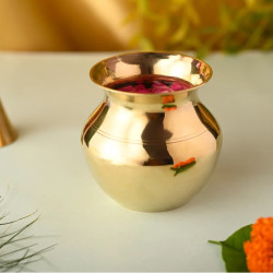 Novelika- Brass Pooja Kalash or  Brass Lota(NA622)
