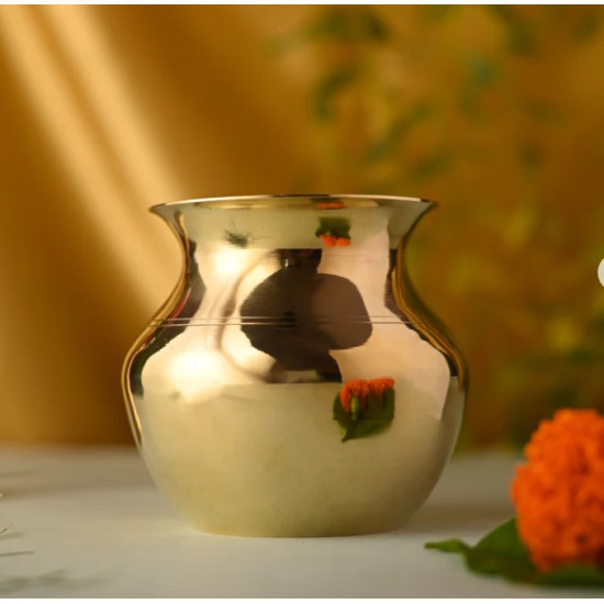Novelika- Brass Pooja Kalash or  Brass Lota(NA622)