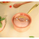 Novelika- copper saucepan with a lid and a brass or gold-toned handle(NA623) Novelika- copper saucepan with a lid and a brass or gold-toned handle(NA623)