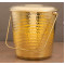 NOVELIKA - Hammered Brass Bucket with a Lid and a Handle(NA625)