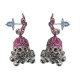 Novelika Latest Stylish Pink Color Traditional Jhumka Earring set for Women Girls - ER1011