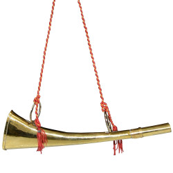 100% Brass Torai Fog Horn Wind Musical Instrument - Pack Of 1 100% Brass Torai Fog Horn Wind Musical Instrument - Pack Of 1