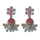 Novelika Latest Stylish Red Color Traditional Jhumka Earring set for Women Girls - ER1106