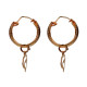 Novelika Latest Stylish Golden Tone Traditional Hoop Earring set for Women Girls - ER5005