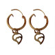 Novelika Latest Stylish Golden Tone Traditional Hoop Earring set for Women Girls - ER5005