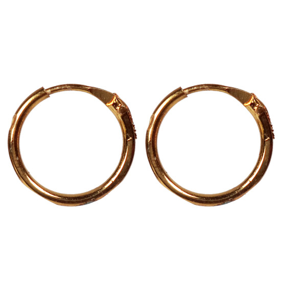 Novelika Latest Stylish Golden Tone Traditional Hoop Earring set for Women Girls - ER5007