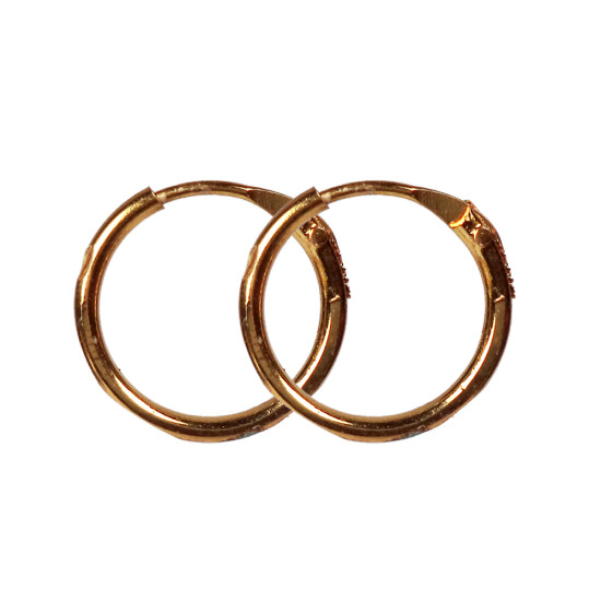 Novelika Latest Stylish Golden Tone Traditional Hoop Earring set for Women Girls - ER5007