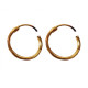 Novelika Latest Stylish Golden Tone Traditional Hoop Earring set for Women Girls - ER5007