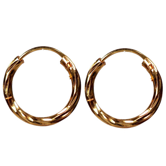 Novelika Latest Stylish Golden Tone Traditional Chandelier Earring set for Women Girls - ER5008