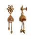 Novelika Latest Stylish Golden Tone Traditional Jhumka Earring set for Women Girls - ER6015