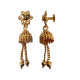 Novelika Latest Stylish Golden Tone Traditional Jhumka Earring set for Women Girls - ER6015