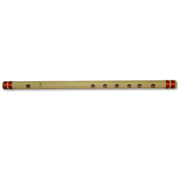 Novelika Flute Bansuri Transverse Bamboo Flute Key-G# Professional Flute 