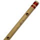Novelika Bansuri Transverse Bamboo Flute Key-C#, Tonic F# Professional Flute Musical Instrument
