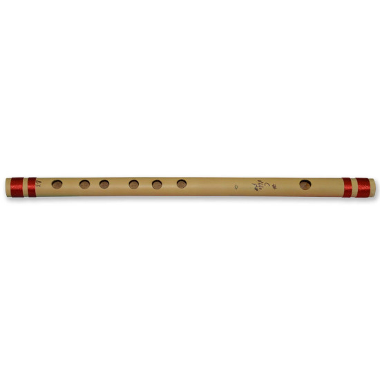 Novelika Bansuri Transverse Bamboo Flute Key-C#, Tonic F# Professional Flute Musical Instrument