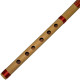 Novelika Bansuri Transverse Bamboo Flute Key-A, Tonic-D Professional Flute Musical Instrument