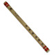 Novelika Bansuri Transverse Bamboo Flute Key-D#, Tonic-G# Professional Flute Musical Instrument
