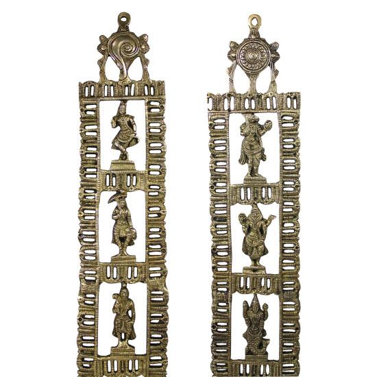 Novelika Solid Brass Dasavatharam of Lord Vishnu Shanku Chakra Statues Ten Incarnations Avatars Wall Hangings Idol Murti Home Puja Temple Gifts Novelika Solid Brass Dasavatharam of Lord Vishnu Shanku Chakra Statues Ten Incarnations Avatars Wall Hangings Idol Murti Home Puja Temple Gifts