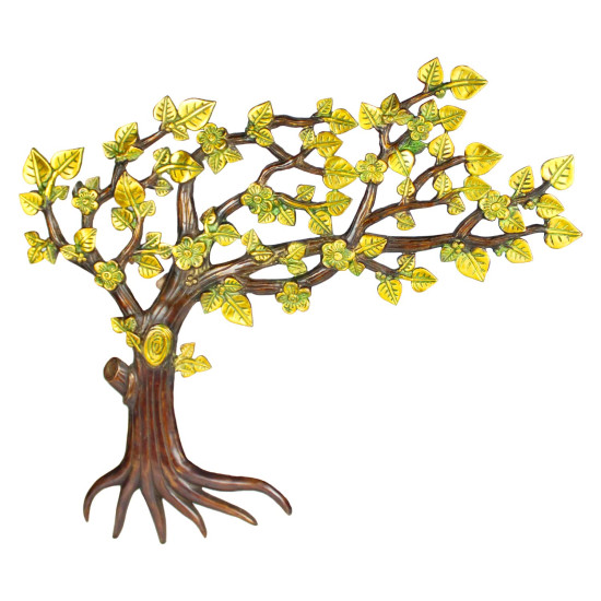 Novelika Solid Brass Wall Hanging Tree of Life Kalpavriksha Traditional Decorative Decor Sucess Vastu Fengshui Showpieces for Home Office Gift Novelika Solid Brass Wall Hanging Tree of Life Kalpavriksha Traditional Decorative Decor Sucess Vastu Fengshui Showpieces for Home Office Gift