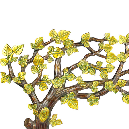 Novelika Solid Brass Wall Hanging Tree of Life Kalpavriksha Traditional Decorative Decor Sucess Vastu Fengshui Showpieces for Home Office Gift Novelika Solid Brass Wall Hanging Tree of Life Kalpavriksha Traditional Decorative Decor Sucess Vastu Fengshui Showpieces for Home Office Gift